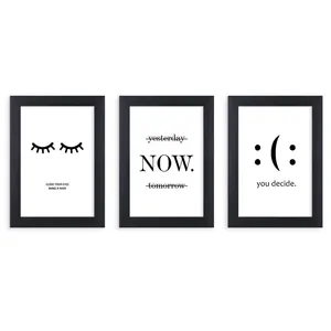 Arty Frame Decorative 3 Pieces Panel F031B23