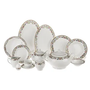Zarin Iran Porcelain Inds Italia-F Golestan Dinnerware Set 102 Pcs High Grade