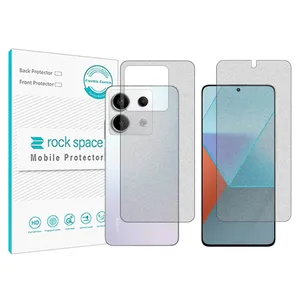 Matte Rockspace HyMTT screen protector suitable for Xiaomi Redmi Note 13 Pro mobile phone with back protector