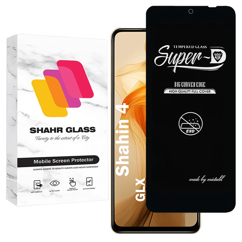 محافظ صفحه نمایش شهر گلس مدل SUPERDNSH مناسب برای گوشی موبایل  جی ال ایکس Shahin 4
