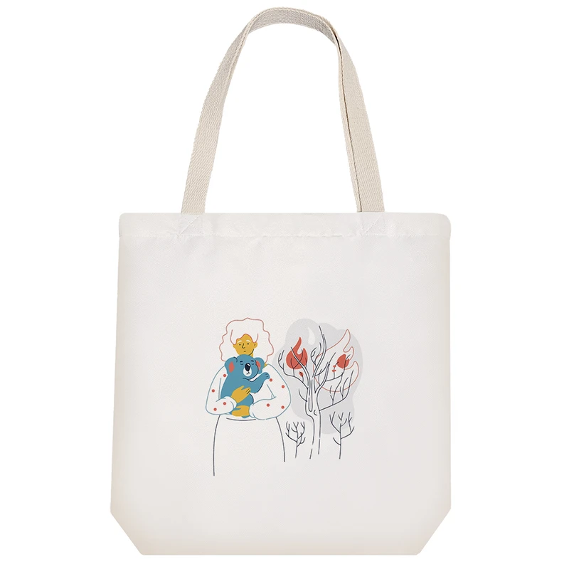 ساک خرید خندالو مدل کوالا و آتش سوزی کد 5290