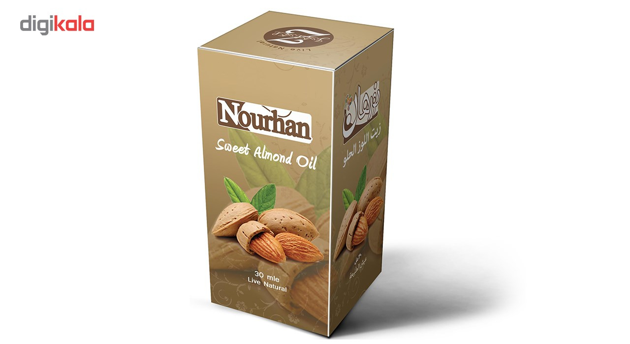 روغن بادام شیرین نورهان حجم 30 میلی لیتر