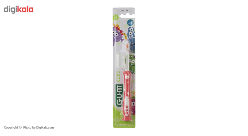 مسواک کودک جی یو ام مدل Kids با برس نرم به همراه درپوش