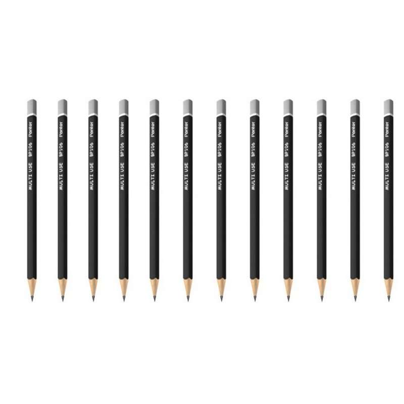 مداد مشکی پنتر مدل BP104 بسته 12 عددی مداد مشکی پنتر مدل BP104 بسته 12 عددی