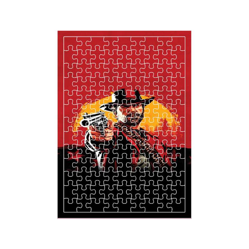 پازل 117 تکه مدل وسترن کد 109