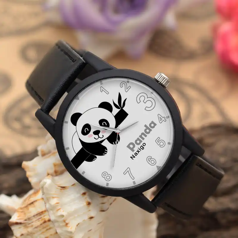 ساعت مچی عقربه ای ناکسیگو مدل پاندا کد LF11508