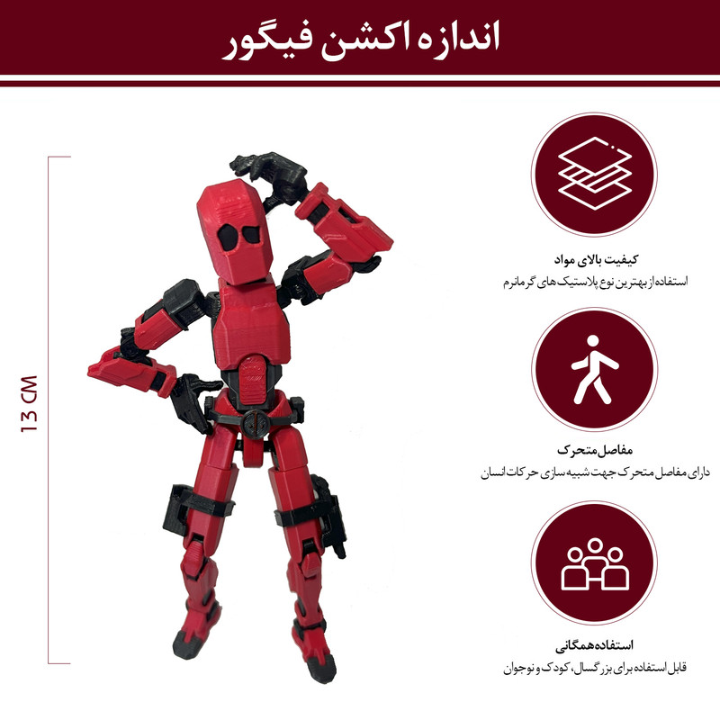 اکشن فیگور مدل Dummy 13 طرح ددپول