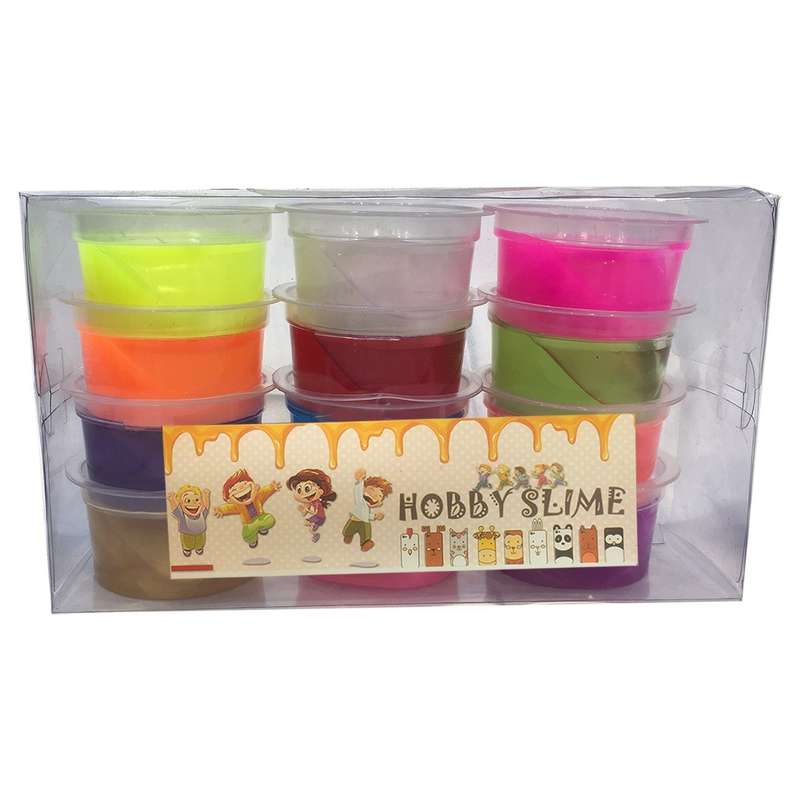 ژل بازی مدل HOBBY مجموعه 12 عددی
