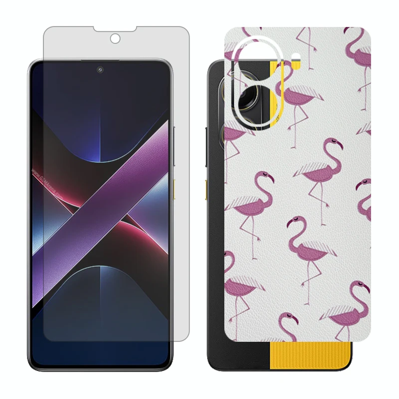 محافظ صفحه نمایش مات گلس مدل Together مناسب برای گوشی موبایل شیائومی Poco X7 Pro به همراه برچسب پوششی پشت گوشی