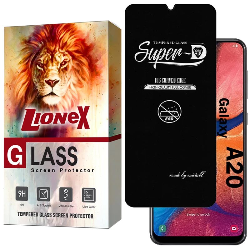 محافظ صفحه نمایش لایونکس مدل SUPERDNL مناسب برای گوشی موبایل سامسونگ Galaxy A20