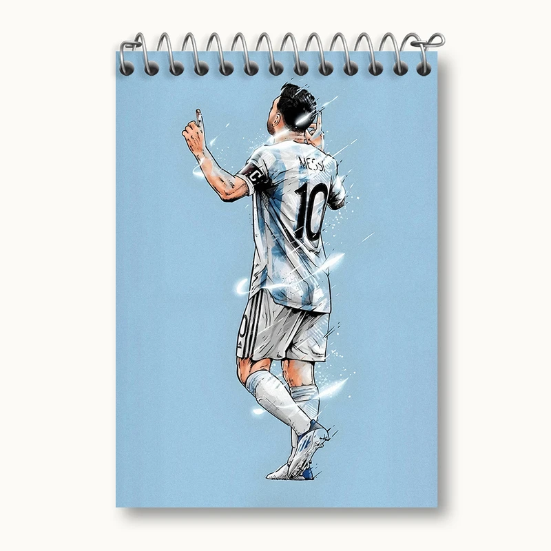 دفتر یادداشت 50 برگ خندالو طرح لیونل مسی کد N2827