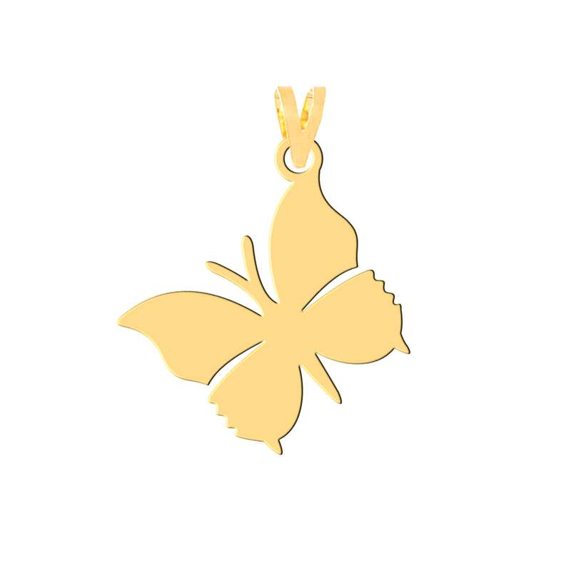 آویز گردنبند طلا 18 عیار زنانه کرابو طرح پروانه مدل Kr3004 آویز گردنبند طلا 18 عیار زنانه کرابو طرح پروانه مدل Kr3004