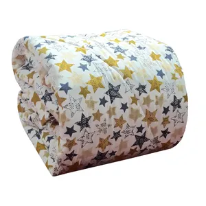 لحاف سندس مدل ستاره کد F285 یکنفره سایز 190x140 سانتی متر