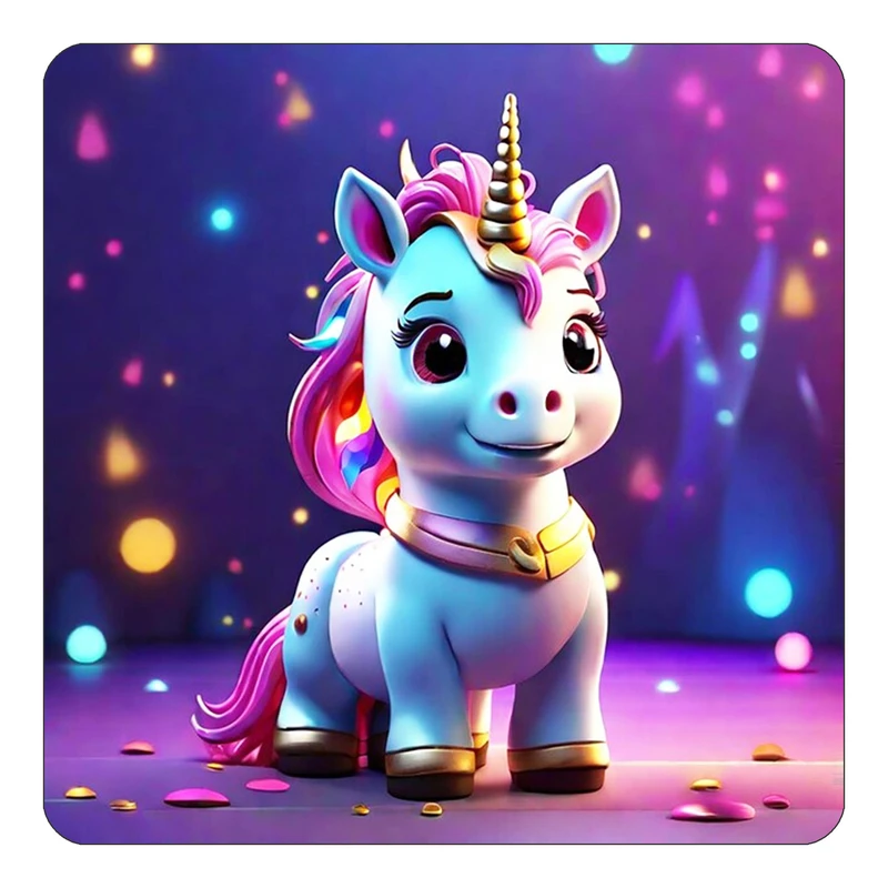 مگنت کاکتی طرح اسب تک شاخ و یونیکورن مدل mp30882