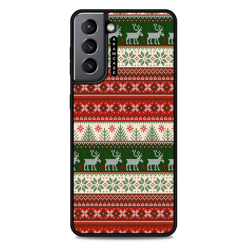 کاور آکام مدل AMCWSGS21-CHRISTMAS22 مناسب برای گوشی موبایل سامسونگ Galaxy S21