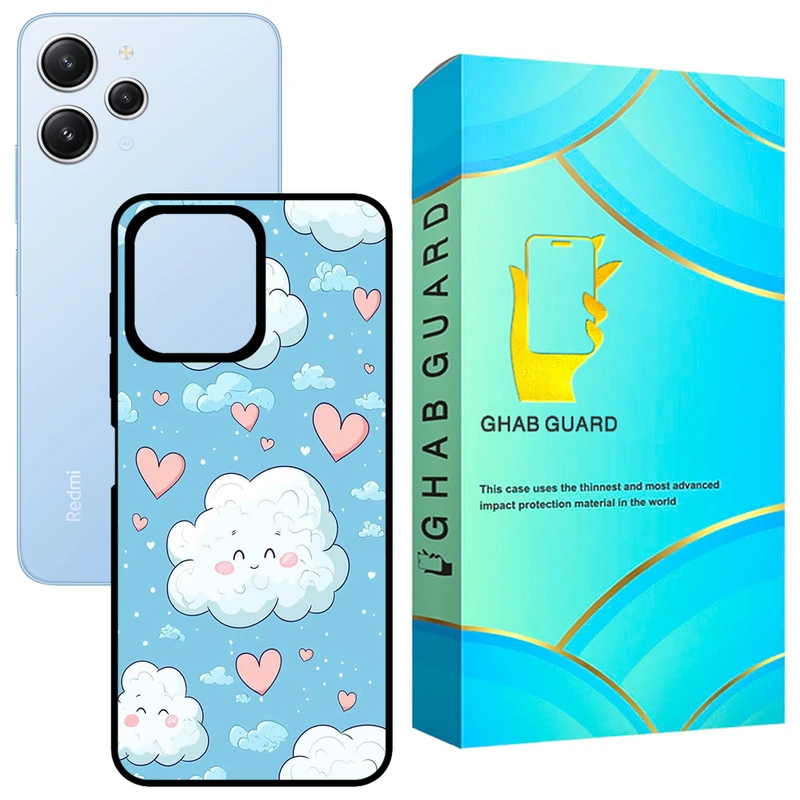کاور قاب گارد طرح ابر مدل GCHPR12 مناسب برای گوشی موبایل شیائومی Redmi 12 4G / Redmi 12 5G / Poco M6 Pro 5G