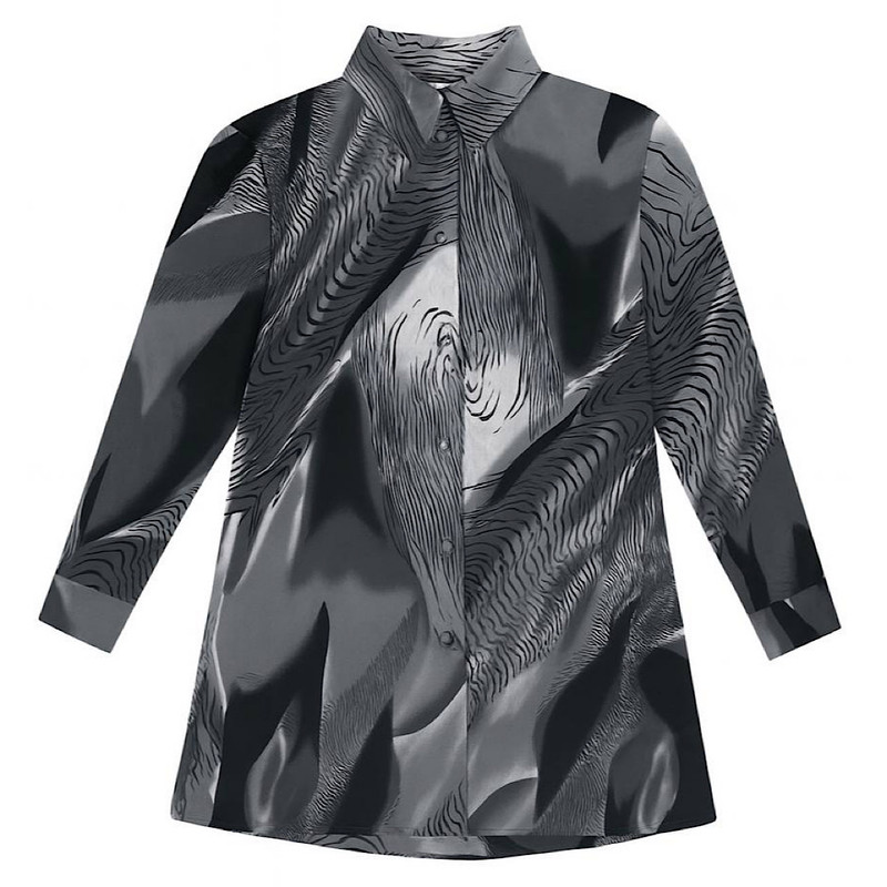 شومیز آستین بلند یقه برگردان زنانه مدل B-58005