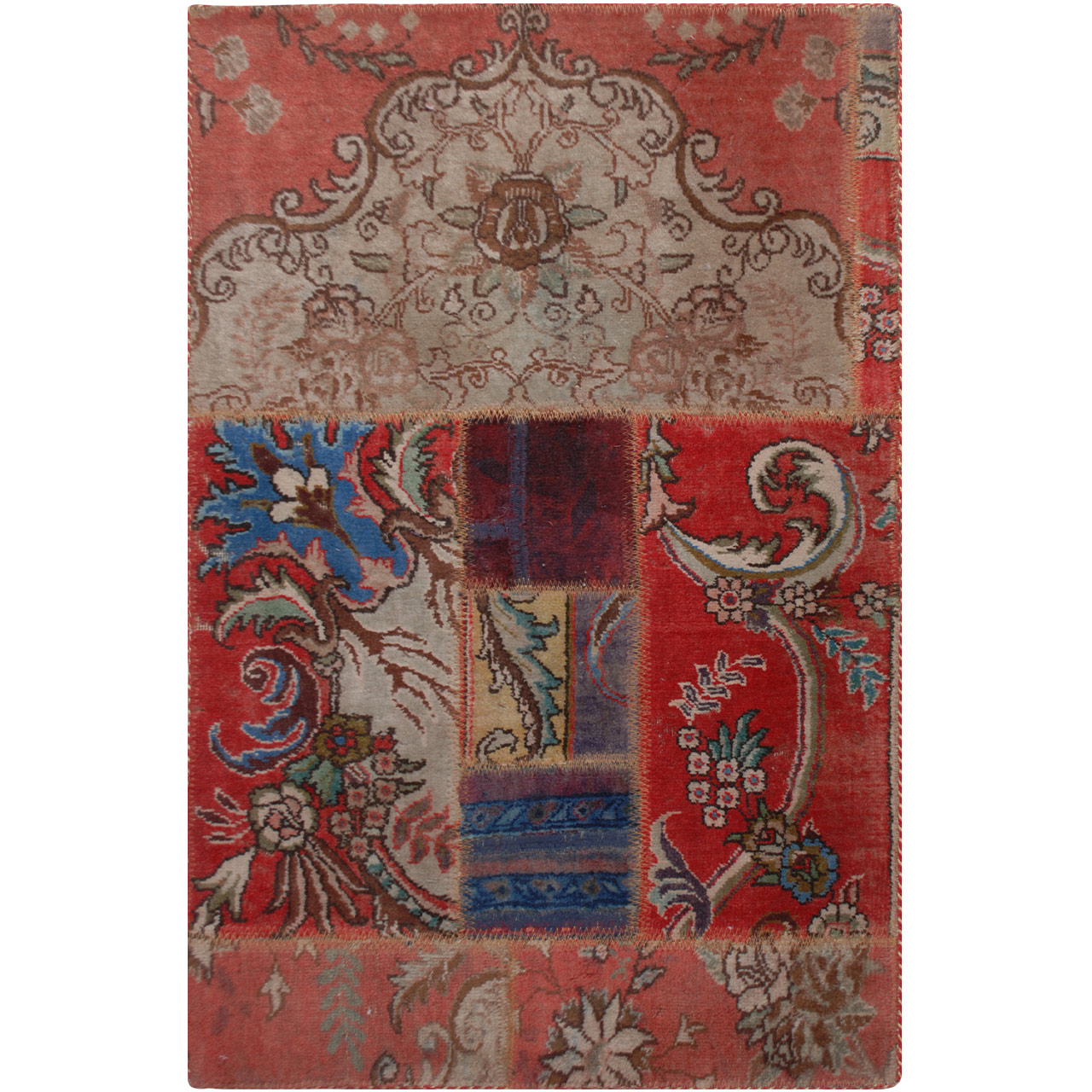 کلاژ فرش دستبافت یک متری فرش هریس کد 101605