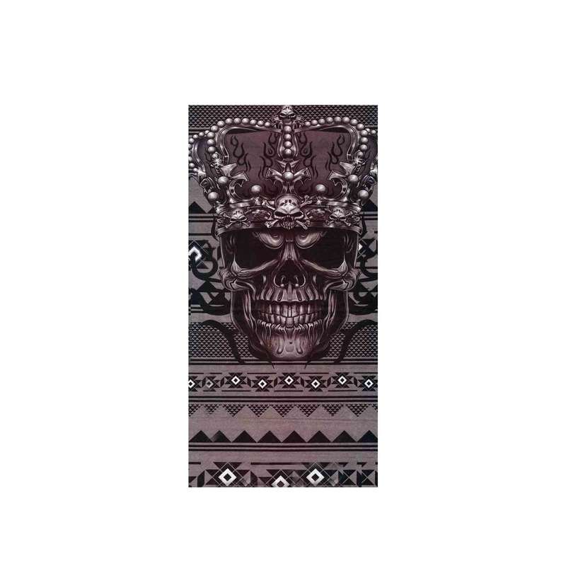 دستمال سر و گردن مدل اسکلت شاه