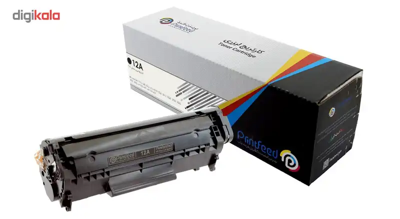 تونر کارتریج لیزری مشکی پرینت فید مدل 12A