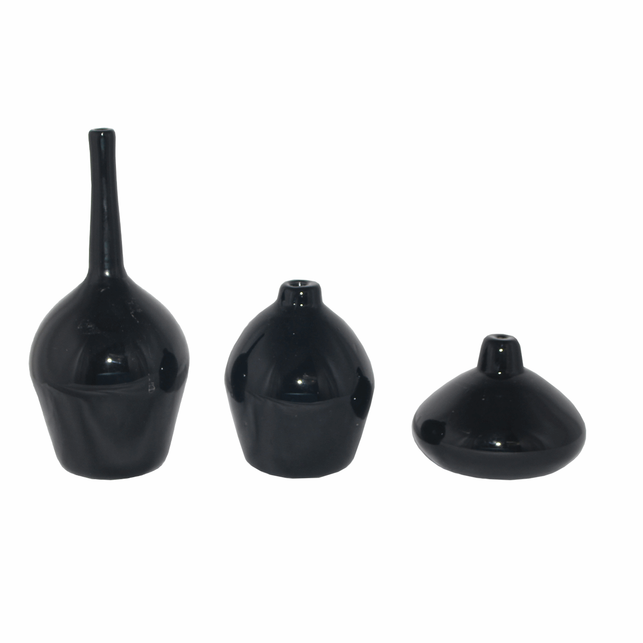 گلدان شانا آرت مدل black مجموعه سه عددی