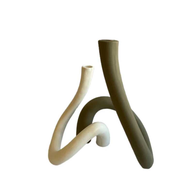 جاشمعی مدل مدرن مناسب برای شمع استوانه ای مجموعه دو عددی