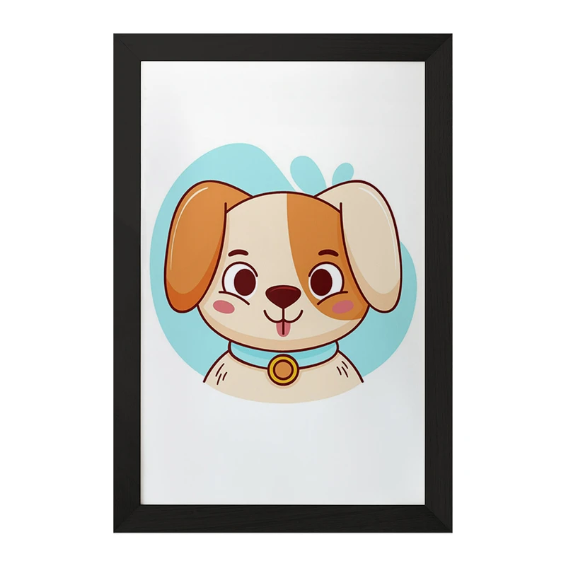 تابلو خندالو مدل سگ حیوانات بامزه کد 37142