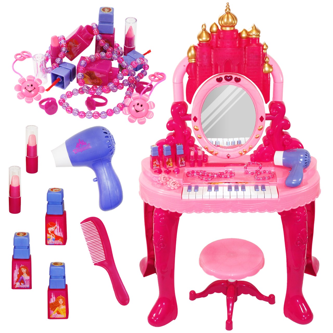 میز آرایش پیانودار Dream Beauty Dresser مدل 00838