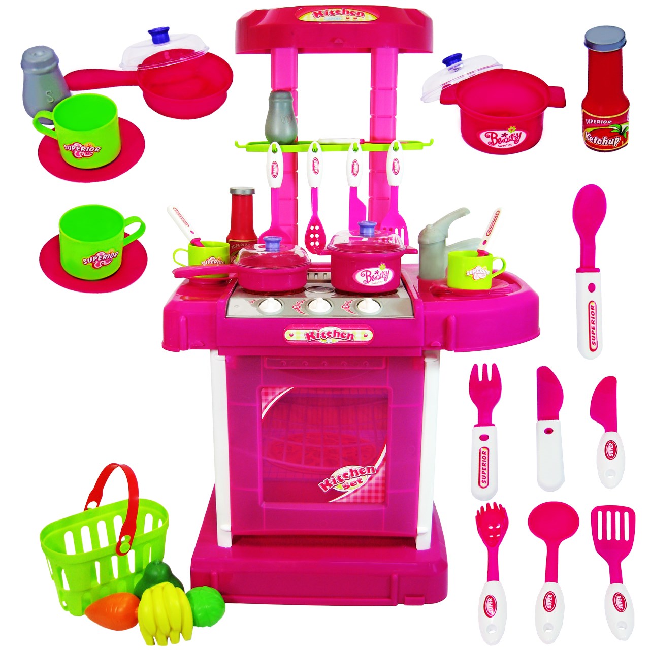 اسباب بازی ست آشپزخانه ژیونگ چنگ مدل 56-008 Kitchen Set