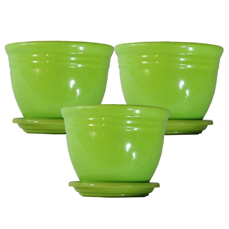 گلدان گل سنگ مدل 2020 مجموعه سه عددی