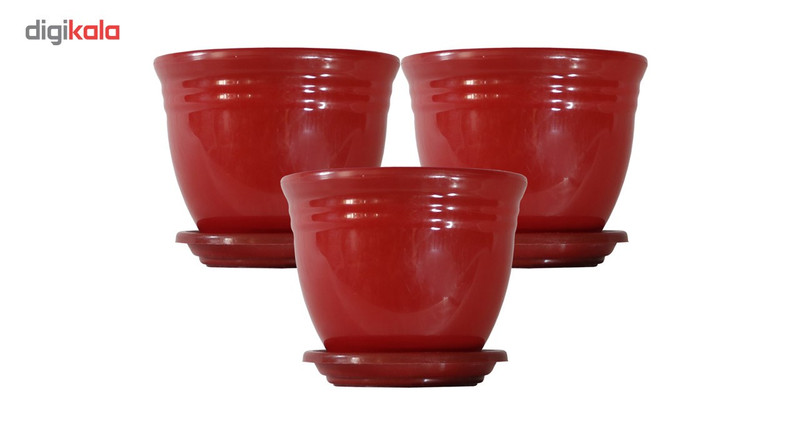 گلدان گل سنگ مدل 2020 مجموعه سه عددی