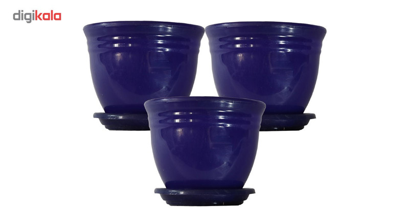 گلدان گل سنگ مدل 2020 مجموعه سه عددی