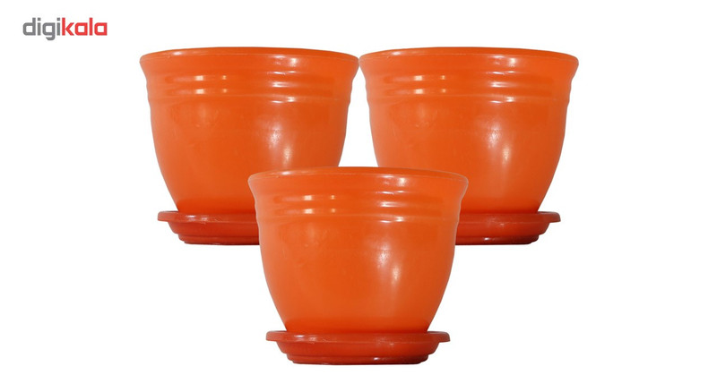 گلدان گل سنگ مدل 2020 مجموعه سه عددی