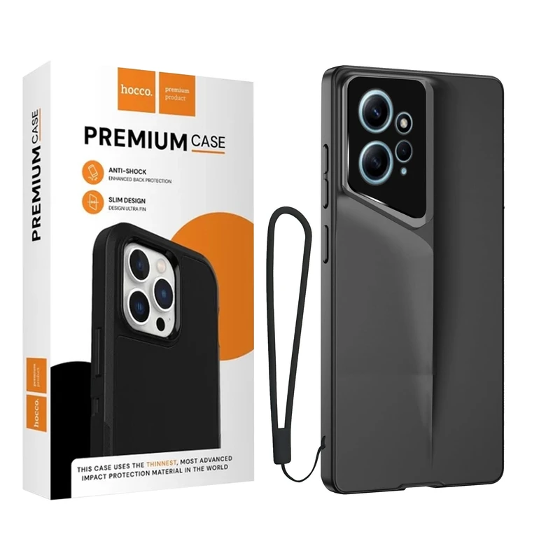 کاور هوکو مدل Porsche Design Strap مناسب برای گوشی موبایل شیائومی Redmi Note 12 4G به همراه بند