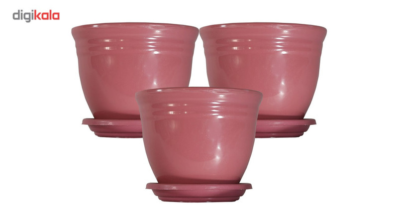 گلدان گل سنگ مدل 2020 مجموعه سه عددی