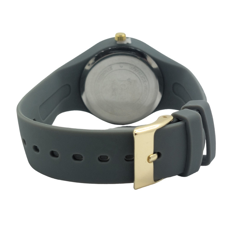 ساعت مچی عقربه ای دخترانه مدل تک موتوره بند ژله ای