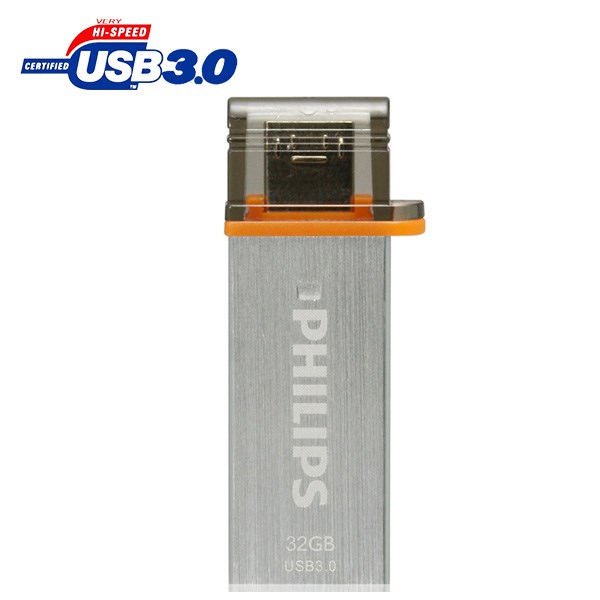فلش مموری USB 3.0 و OTG فیلیپس مدل مونو ادیشن FM32DA132B/97 ظرفیت 32 گیگابایت