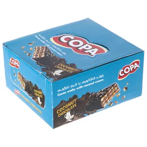 ویفر کاکائویی با کرم نارگیلی کوپا بسته 30 عددی