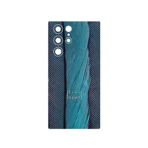 MAHOOT Turquoise feathers Cover Sticker for Samsung Galaxy S22 Ultra 5G