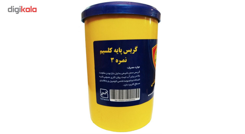 گریس شاسی سمن شیمی مدل پایه کلسیم نمره 3 حجم 1000 گرم گریس شاسی سمن شیمی مدل پایه کلسیم نمره 3 حجم 1000 گرم