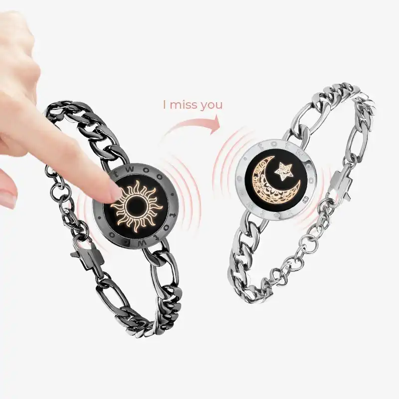 دستبند تو توو مدل figro chain 953 مجموعه دو عددی