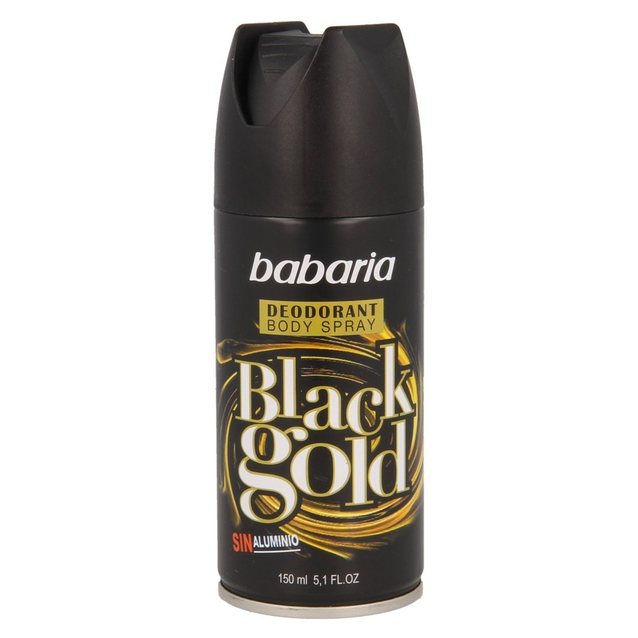 اسپری خوشبو کننده بدن باباریا مدل Black Gold حجم 150 میلی لیتر