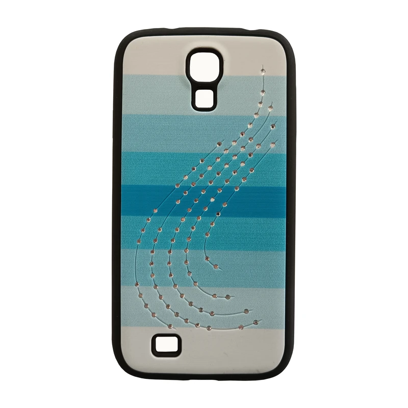 کاور طرح چرم مدل نگین دار مناسب برای گوشی موبایل سامسونگ Galaxy S4 / I9500