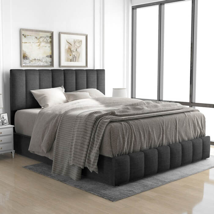 تخت خواب دو نفره شاهان دکور کد w 580 سایز 140x200 سانتی متر