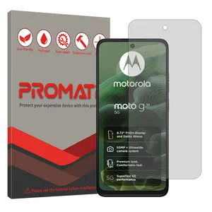 Promate Resistant model transparent screen protector suitable for Motorola Moto G35 Mobile phone 