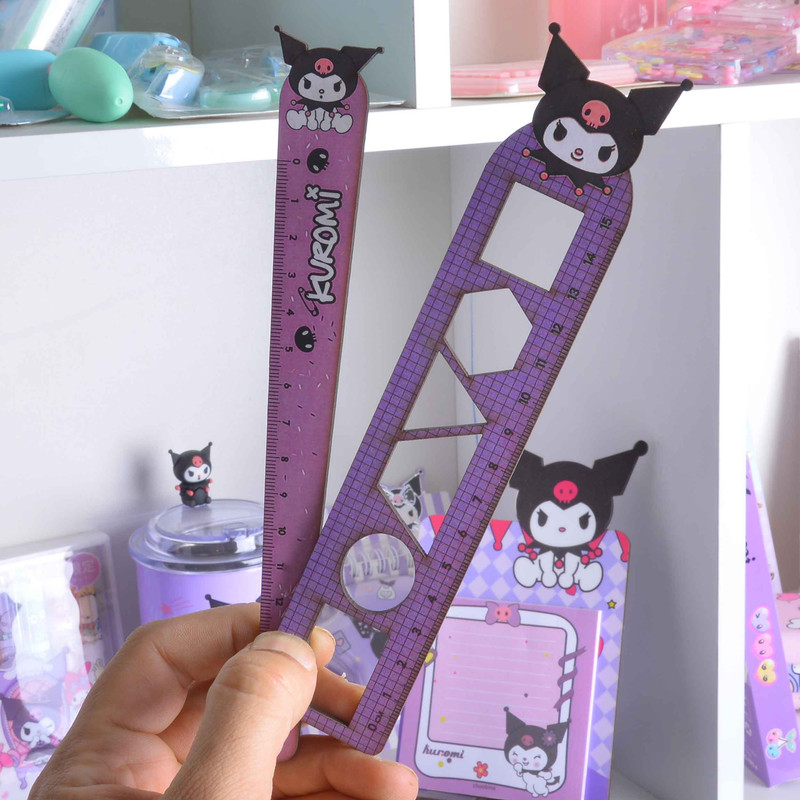 بسته لوازم تحریر مدل آخ جون مدرسه طرح کرومی مجموعه 5 عددی