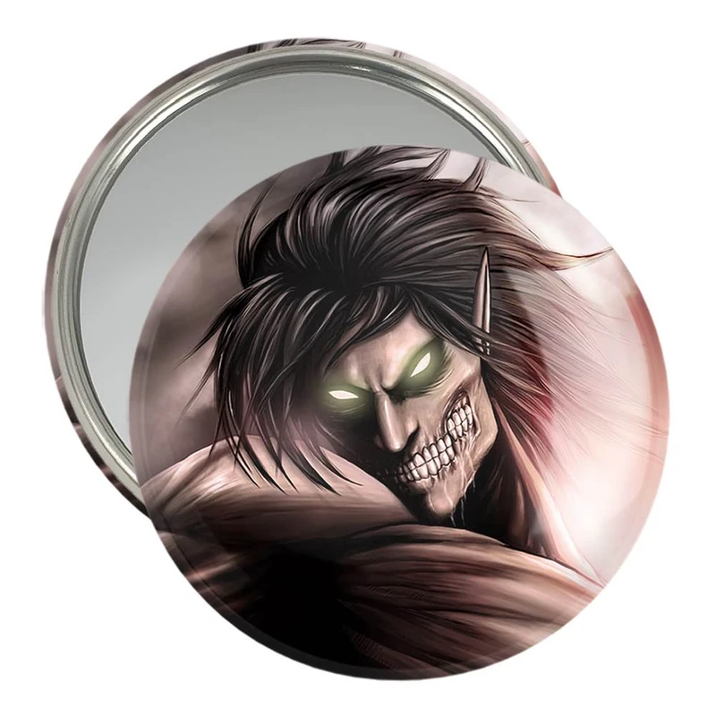 آینه جیبی خندالو مدل تایتان ارن انیمه اتک آن تایتان Attack on Titan  کد 10995