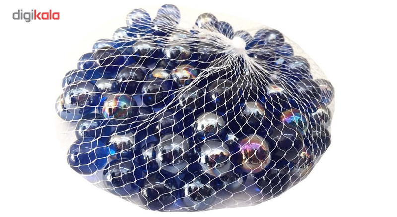 تیله شیشه ای مداد چوبی مدل سرمه ای بسته 500 عددی