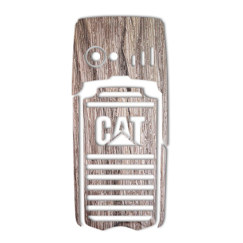 برچسب تزئینی ماهوت مدل Walnut Texture مناسب برای گوشی  CAT B25