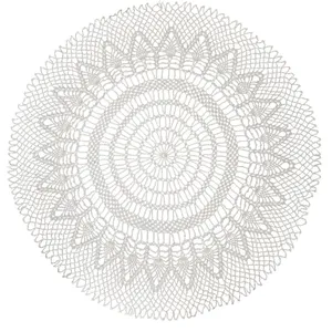 رومیزی قلاب بافی سی دا سایز 75 کد FN01005